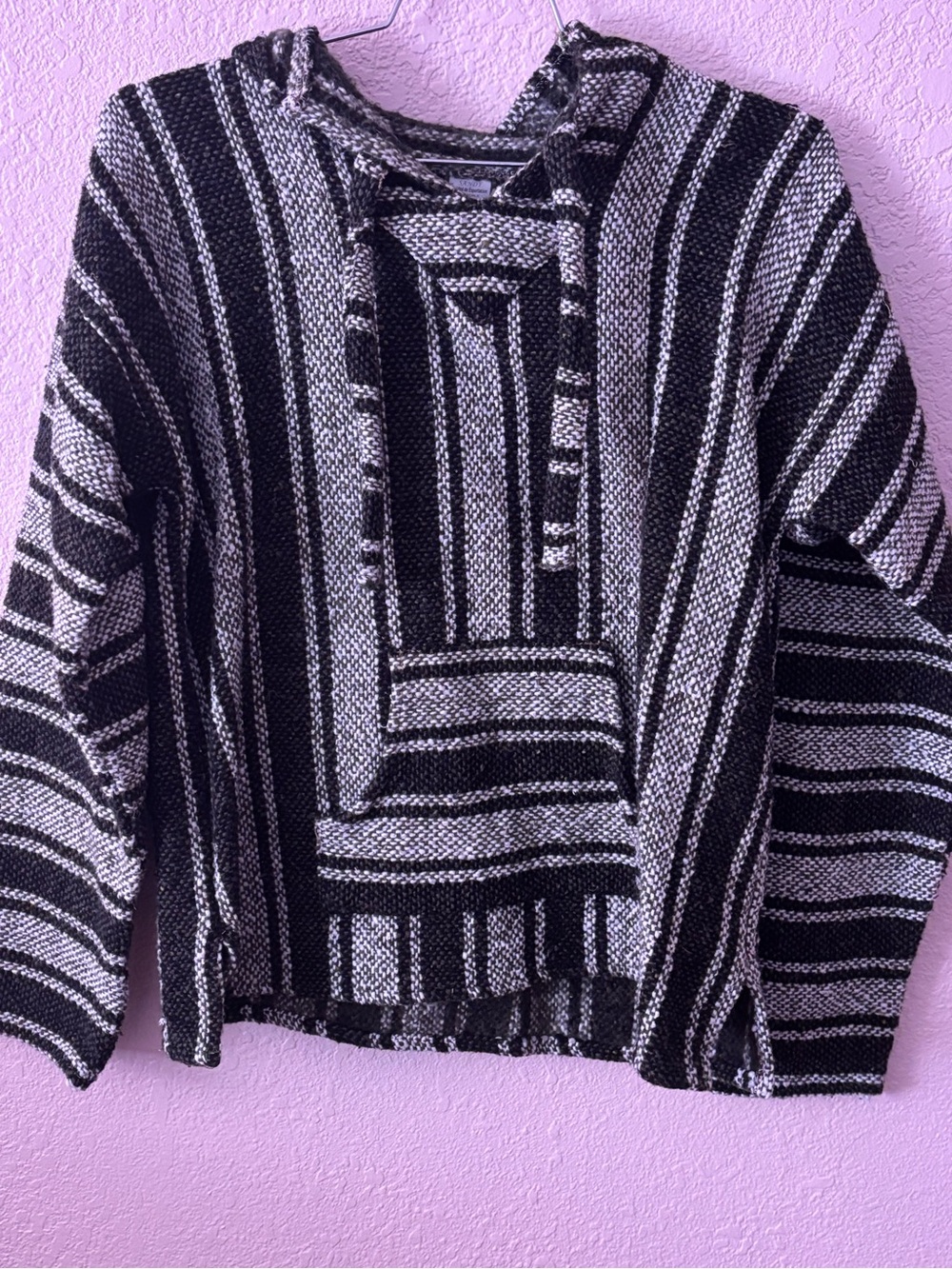Olive green Mexican Baja hoodie authentic